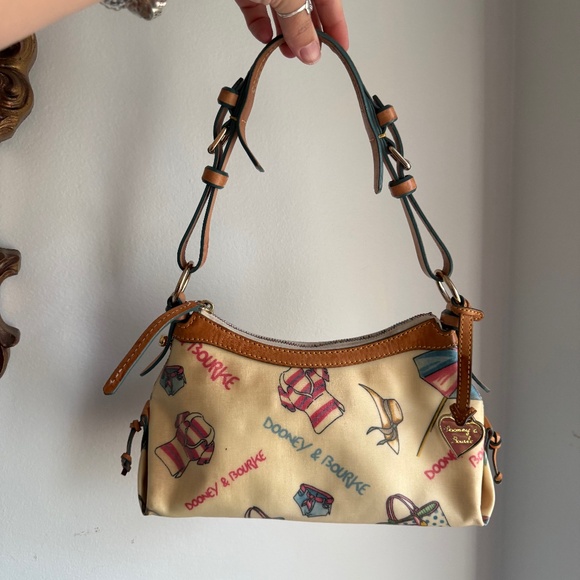 Dooney & Bourke Miami Beach Themed Slouch Shoulder Bag - Picture 1 of 14